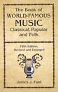 Book of World Famous Music book cover